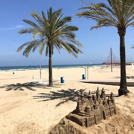 Lovely Family Apartment 2 Min. From The Beach Playa de Gandia Exterior photo